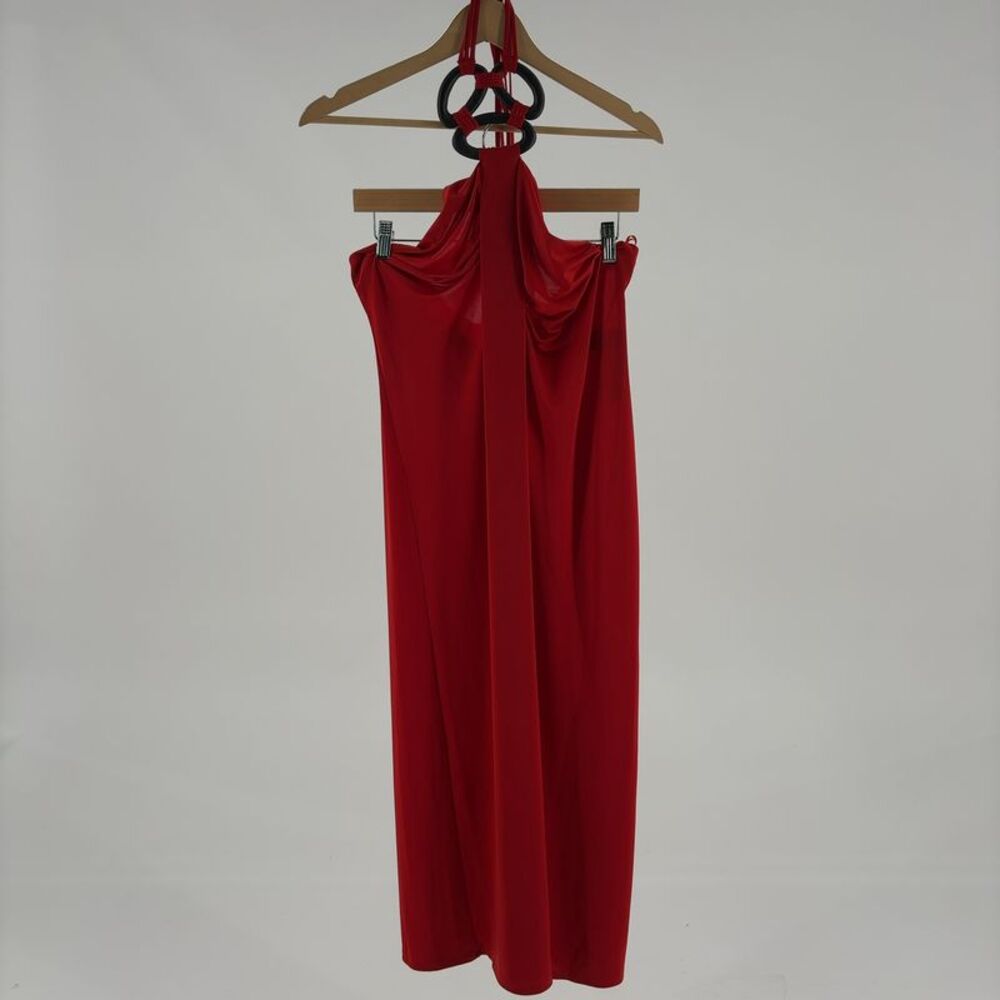 Natori Solid Jersey Halter Dress